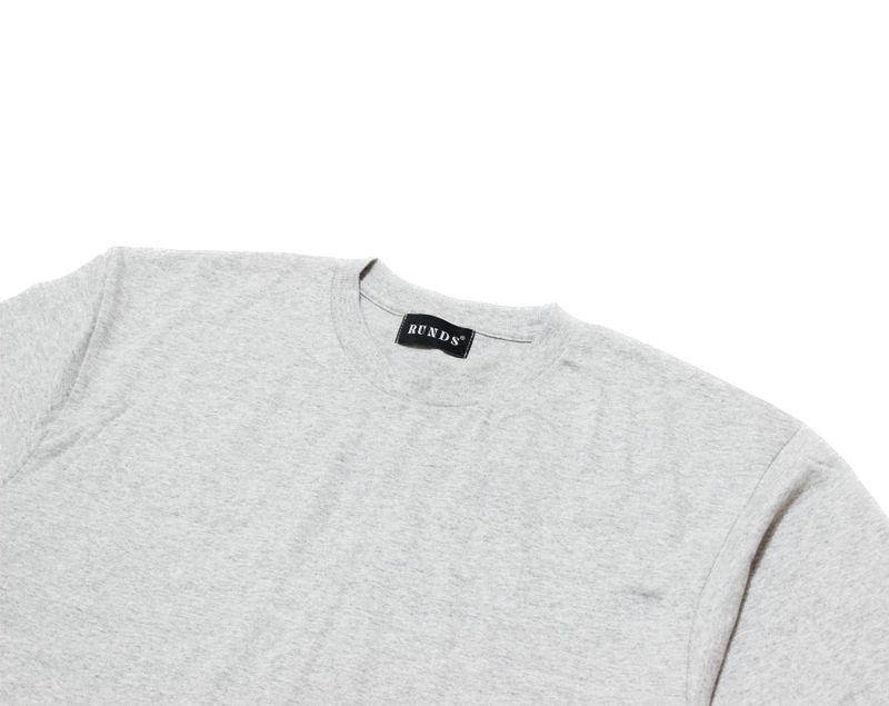 damage cutting t-shirt (gray)