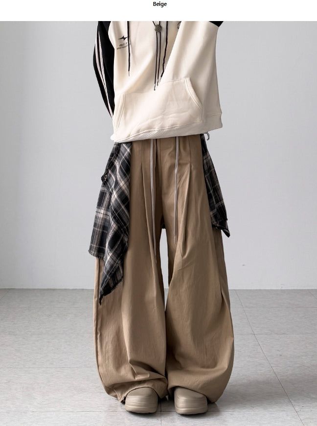 YOURNUS（ユアナス）の「Checkered Layered Balloon Pants（Pants）」