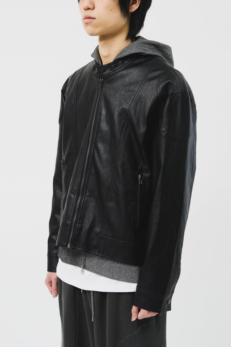 Bella Biker Leather Jacket (2color)