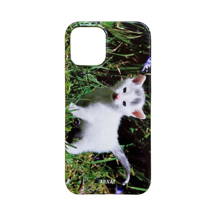 [flowery baby kitten hard case]