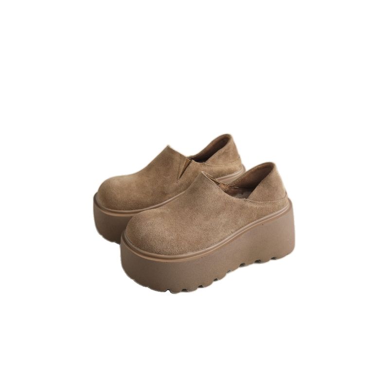 Suede Platform Shoes