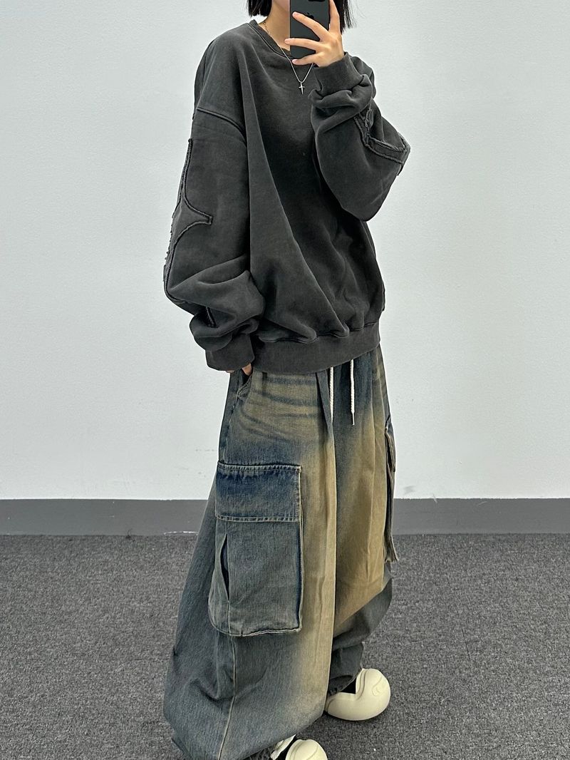 shine patch sweatshirt