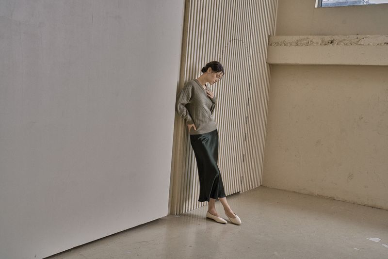 SEYMOUR SKIRT_KHAKI