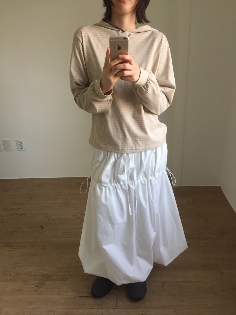 Stopper Nylon Balloon Skirt (2color)