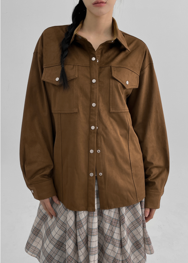 [MADE] Correggi Suede Shirt