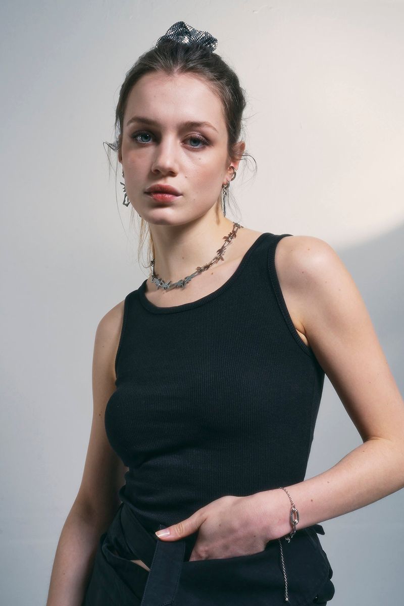NO.341 [SILVER] GEOMETRY NECKLACE