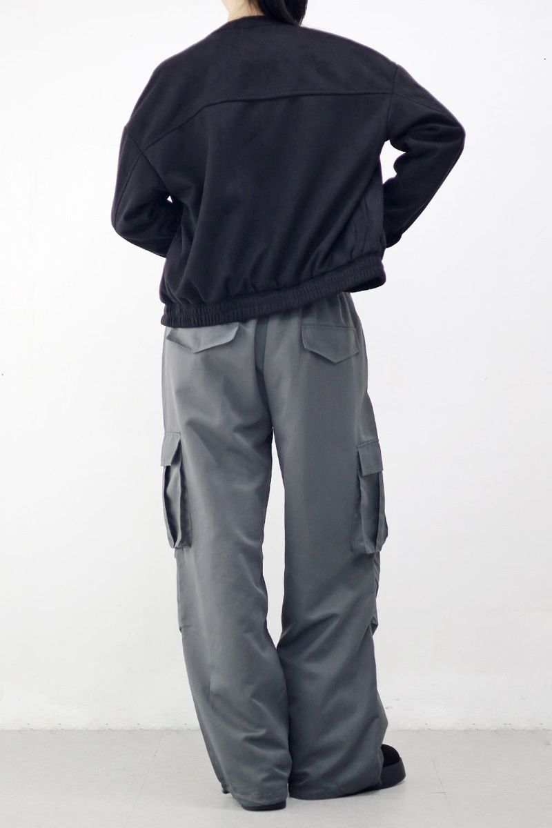 Nella Suede Zip-Up Jacket