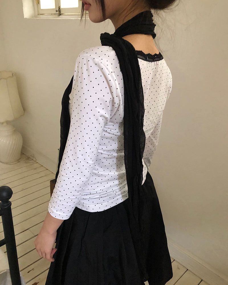 Kian Wrinkle Chiffon Scarf