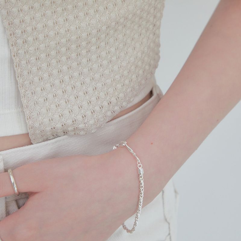 double rope chain bracelet