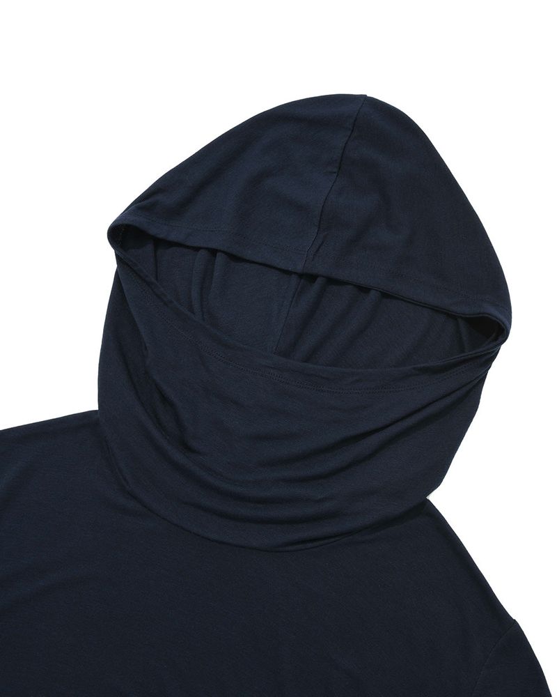 Shirring Cowl Hood L/S