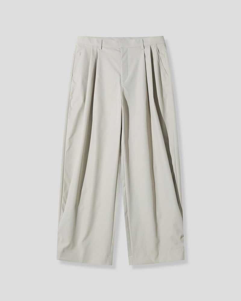 Riden Side Pintuck Wide Slacks