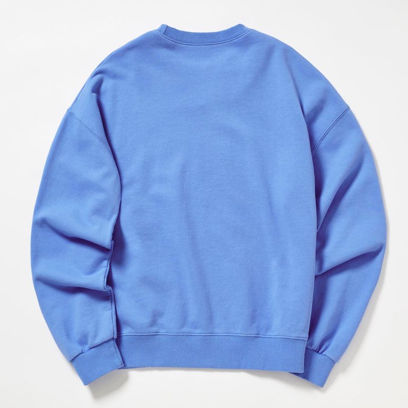 WHITE PEACH PRINT SWEATSHIRT_BLUE