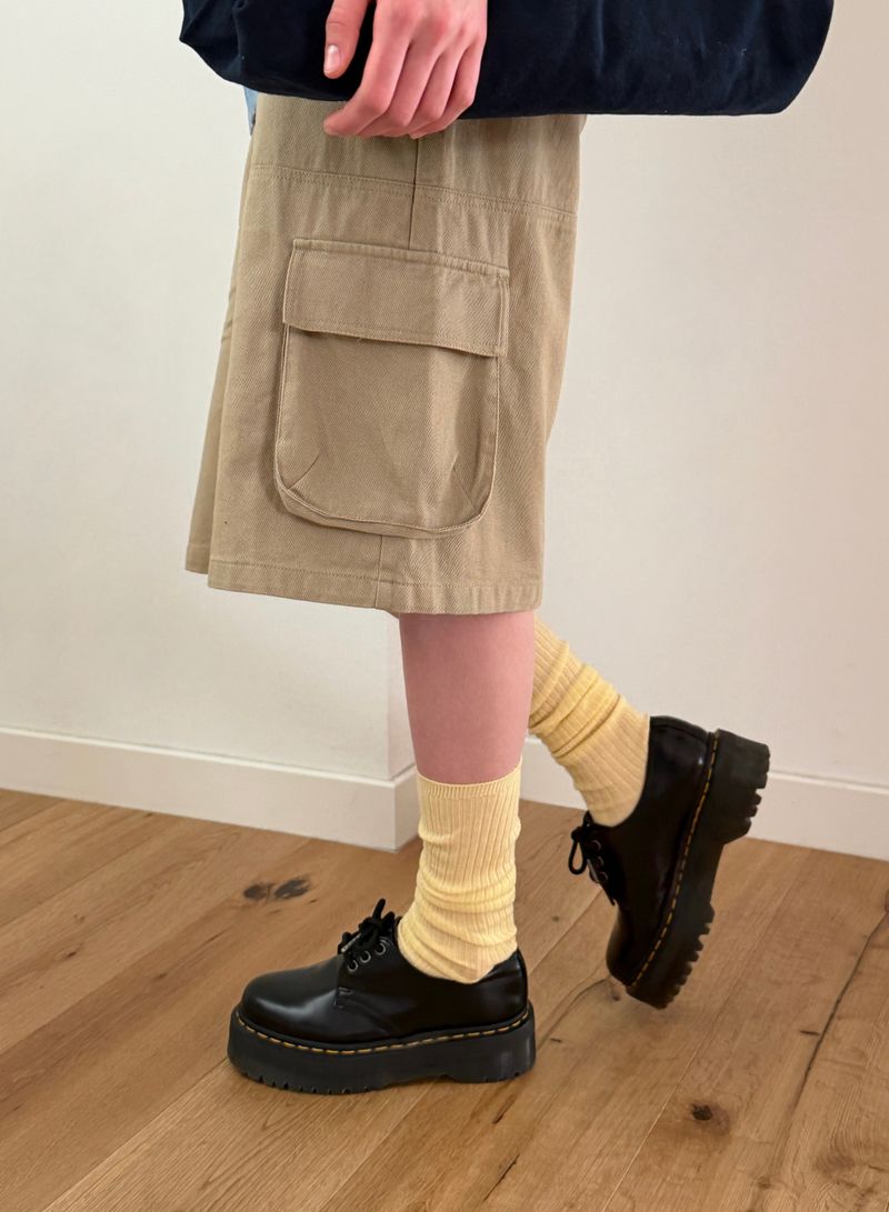 [ORIGINAL] Ground Cargo Bermuda Cotton Pants