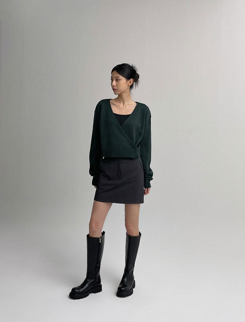 BLACKUP（ブラックアップ）の「[MADE] Dominic Basic Mini Skirt（Skirts）」