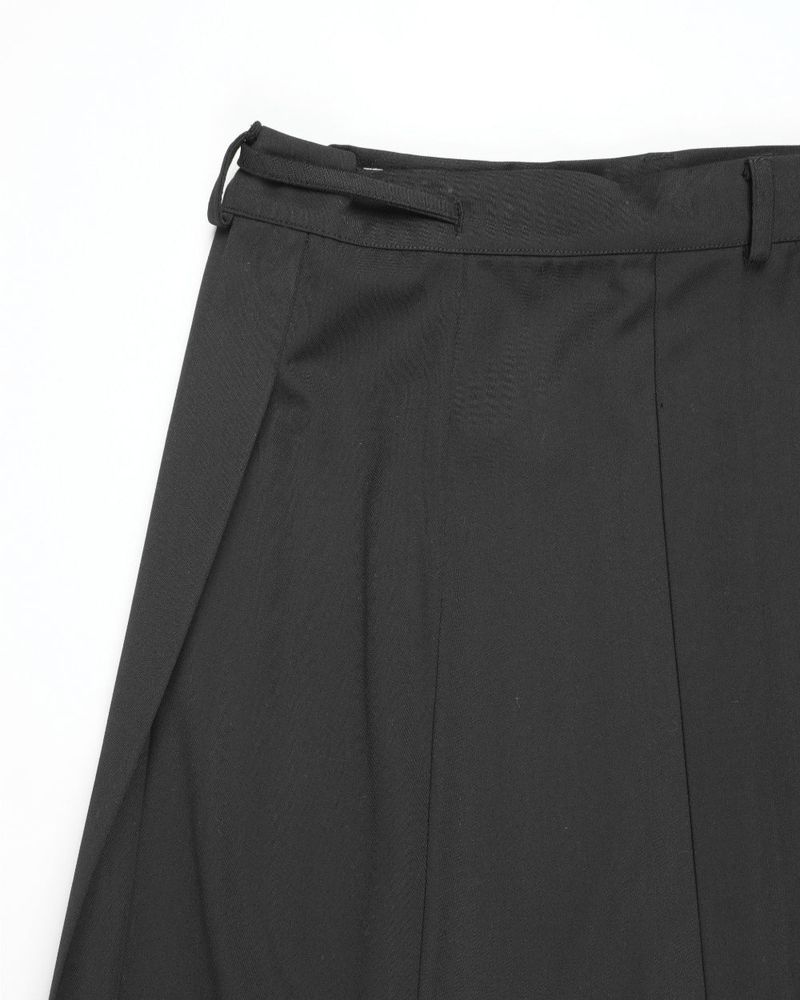 STRAP MIDI WRAP SKIRT