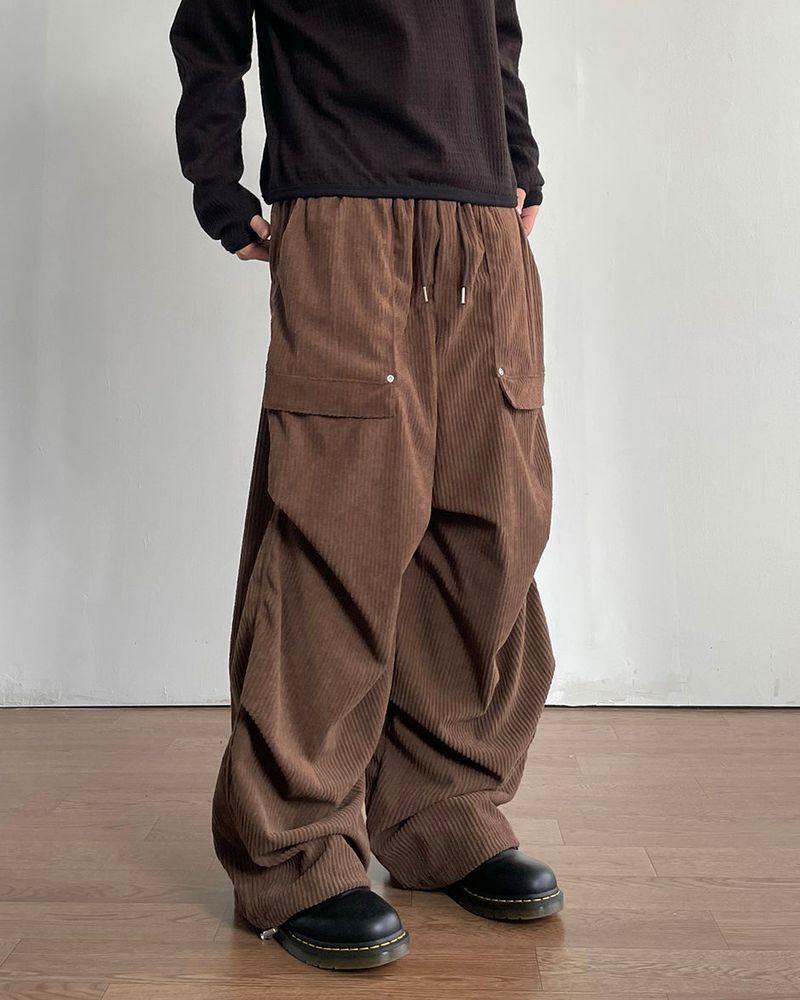 Crip Rivet Corduroy Pants