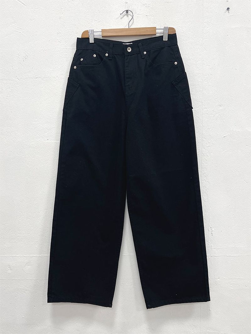 TURN POCKET WIDE COTTON PANTS (2C)