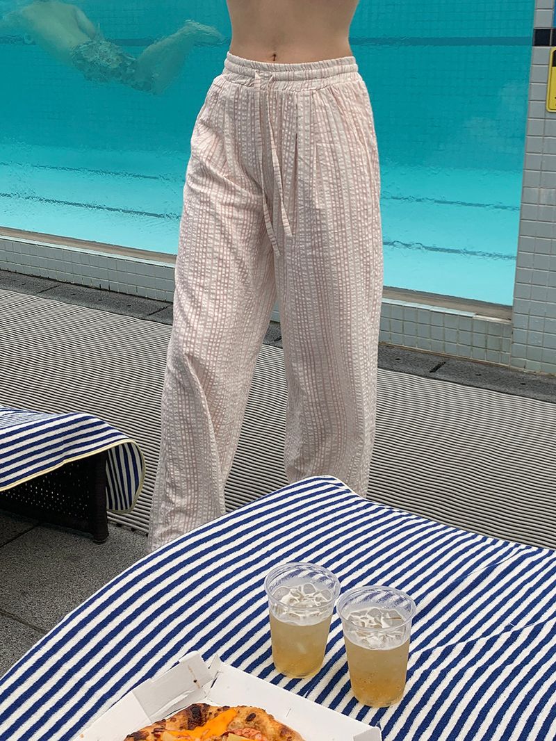 [MADE] REM SEERSUCKER PANTS