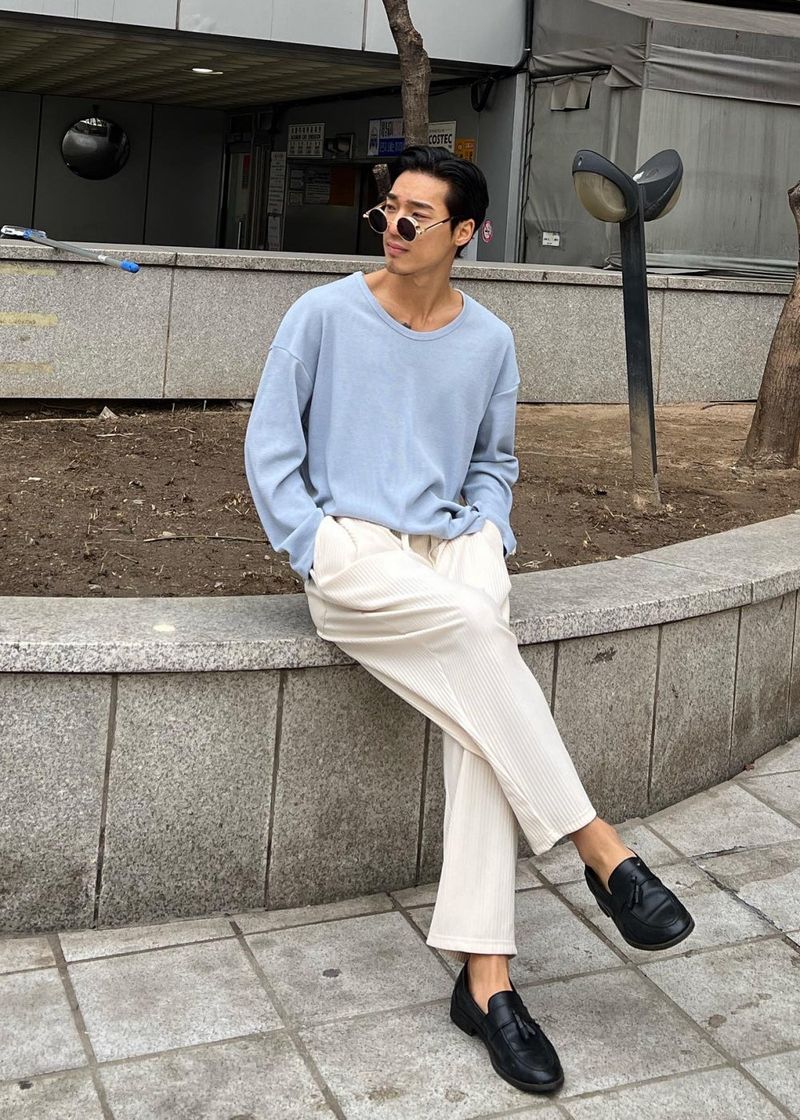 made by vir pleats pants 2COLOR