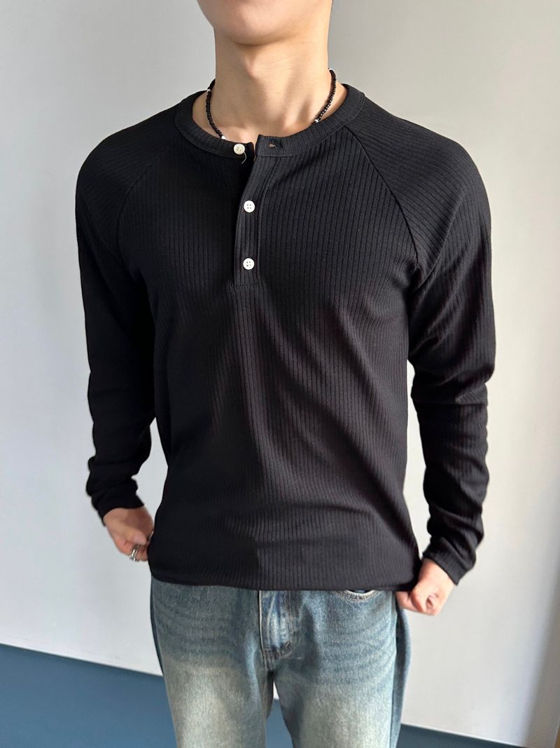 DISCERNMENT（ディサーンメント）の「Lau Golji Henley Neck Long Sleeve 3C（Tops）」