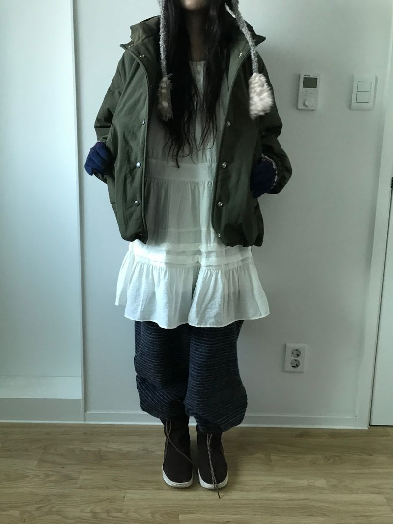 ビクトリアピンタックドレス (2color)