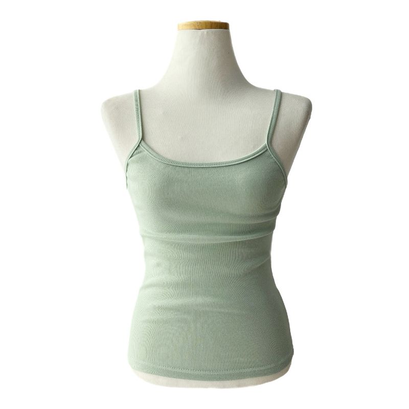 Jelly Layered Ribbed Sleeveless Top