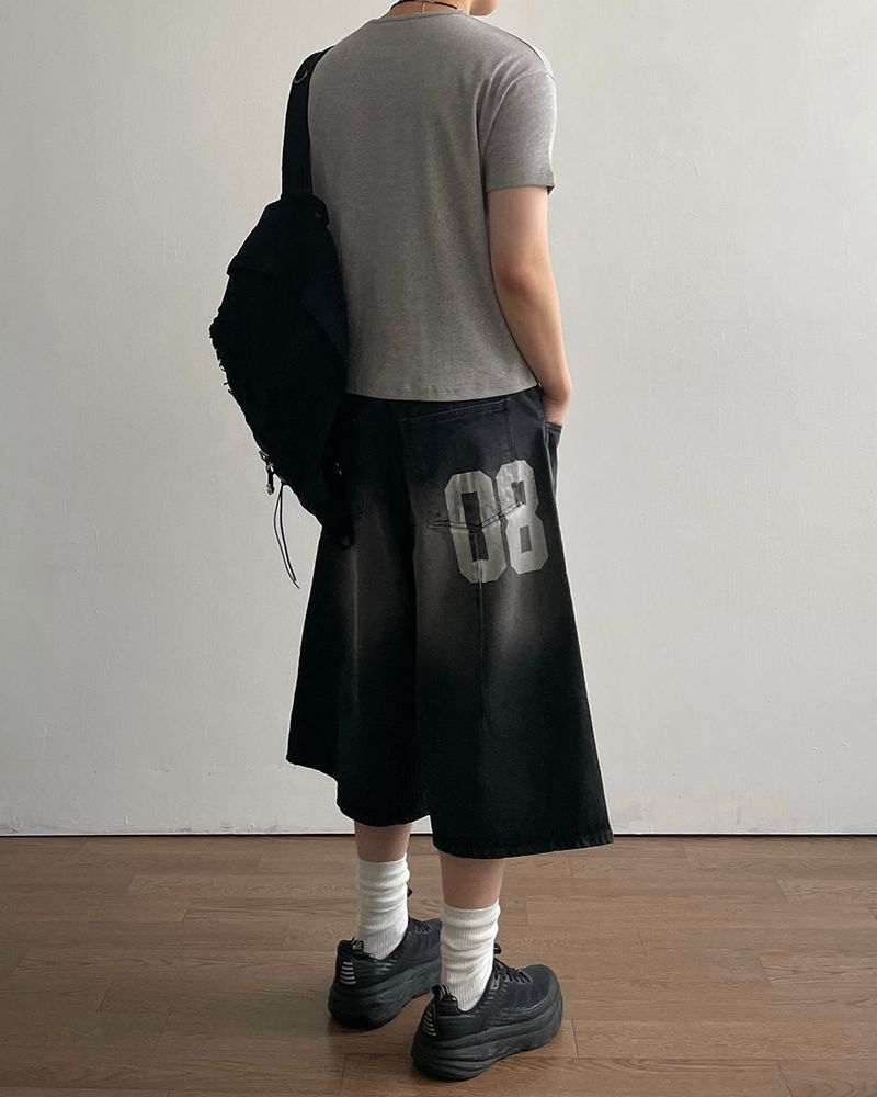 Eight Bermuda Denim Pants