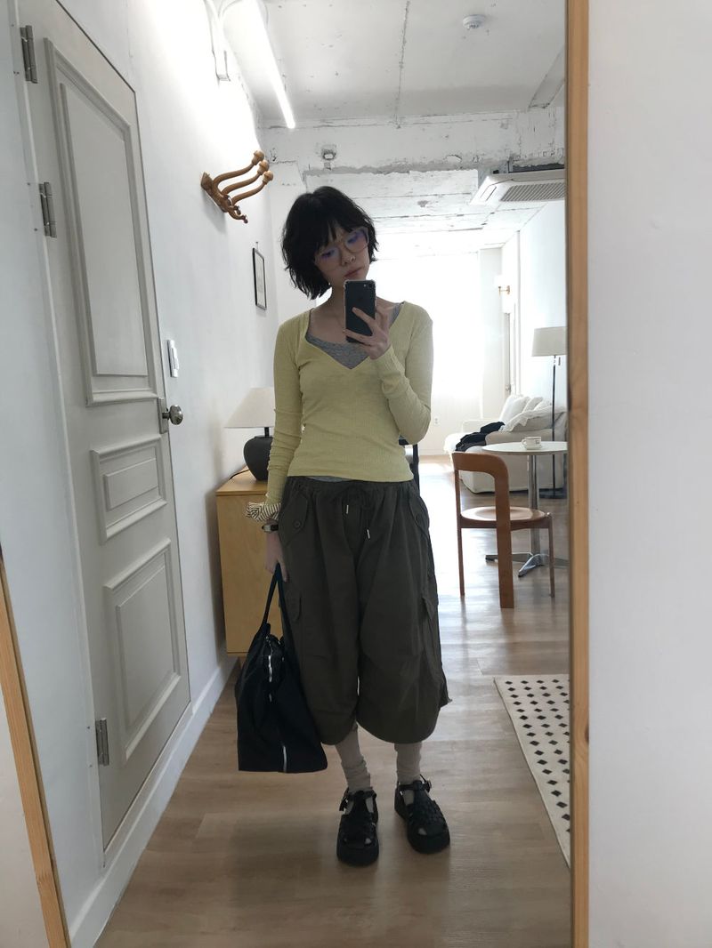 Move Cargo Bermuda Pants (4color)