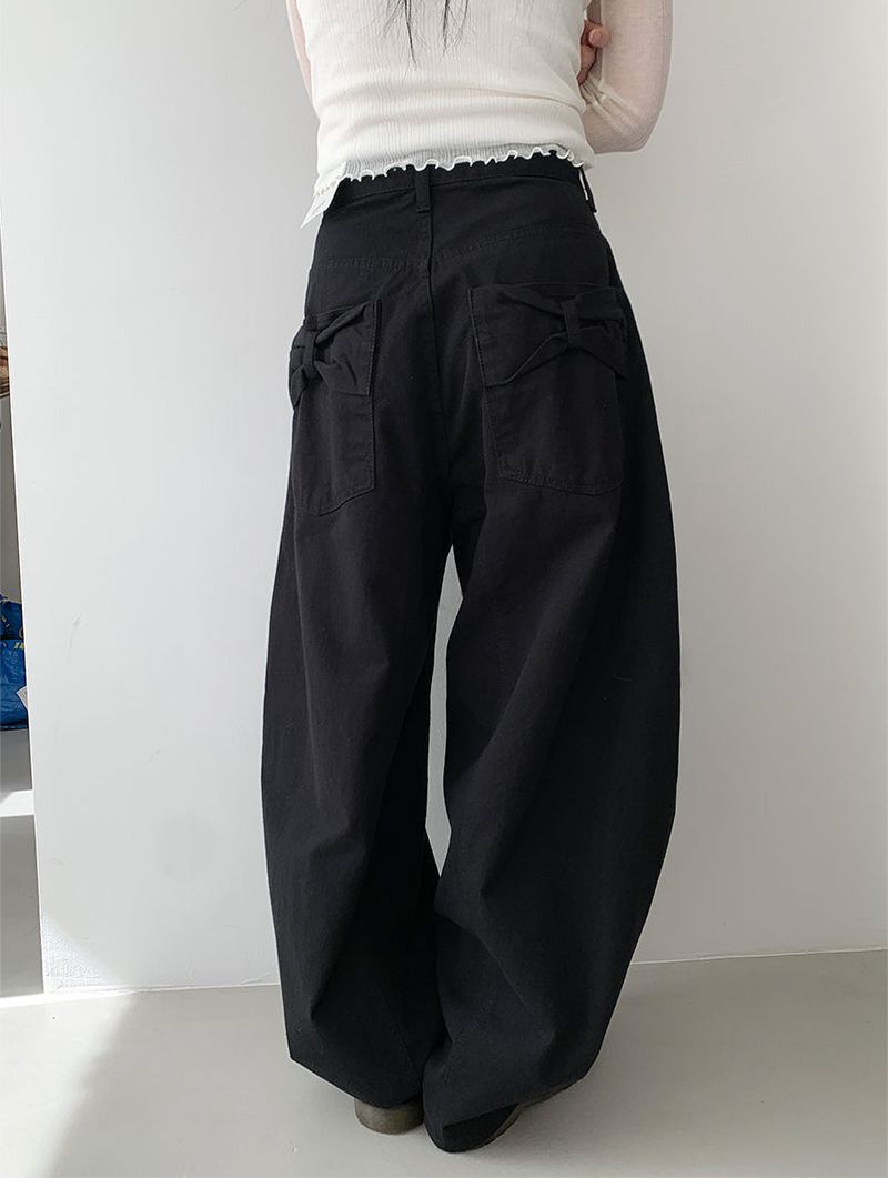 RIBBON BALLOON PANTS (2C)