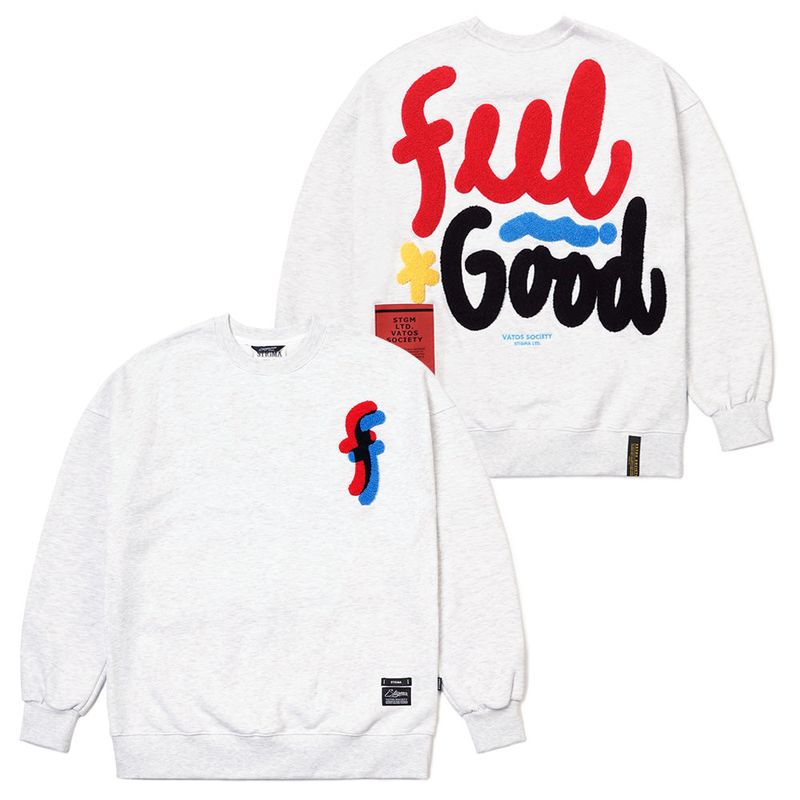 STIGMA(スティグマ)の「22 FEEL GOOD OVERSIZED HEAVY SWEAT CREWNECK WHITE MELANGE(Tops)」