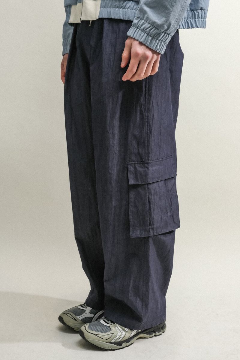 UTIL POCKET PANTS - WASHED NAVY