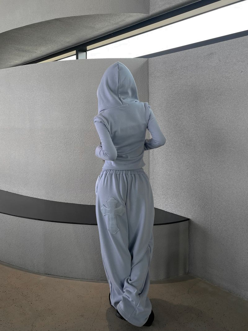 cross warm training hood zip-up (4 color)