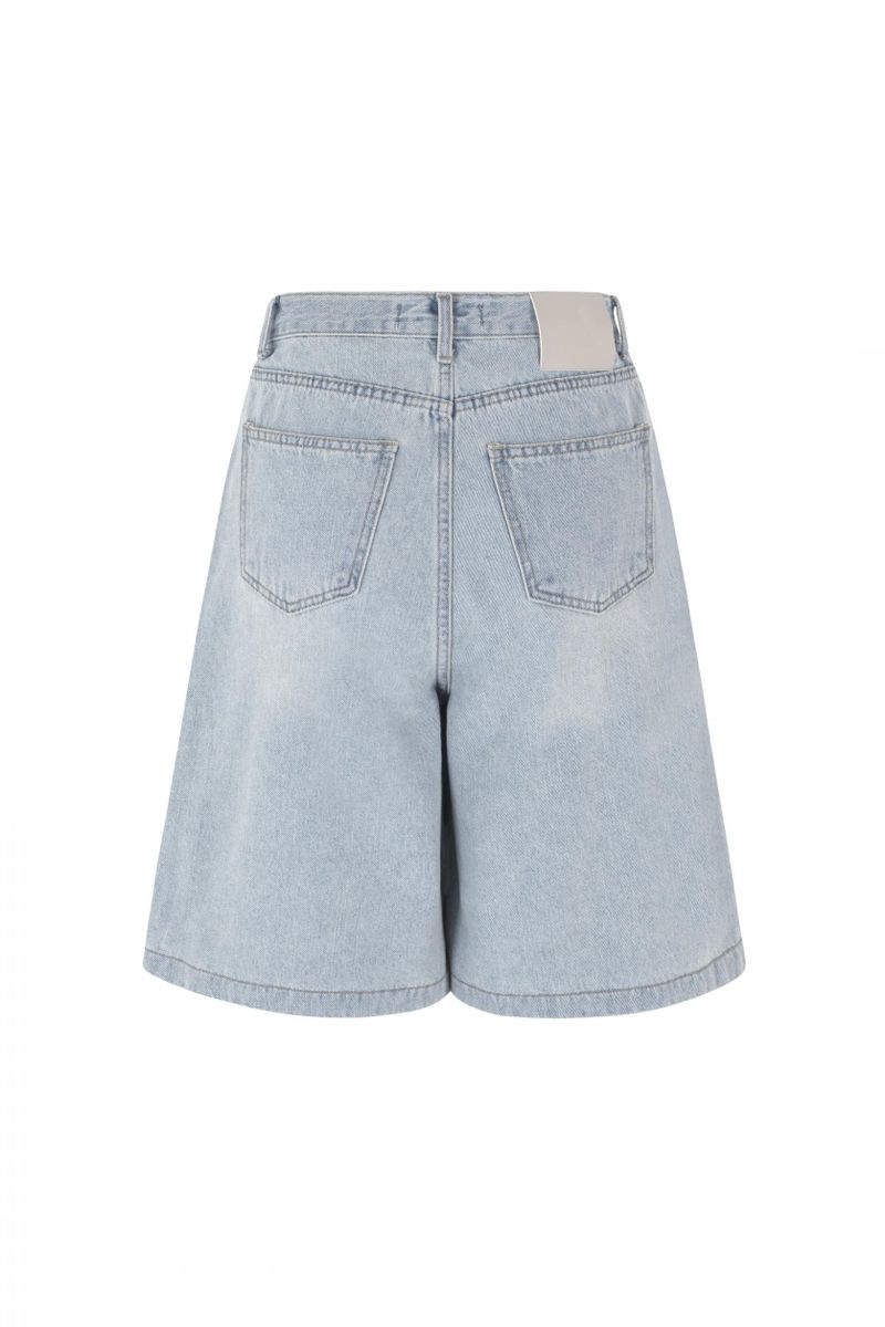 Caracola denim half pants
