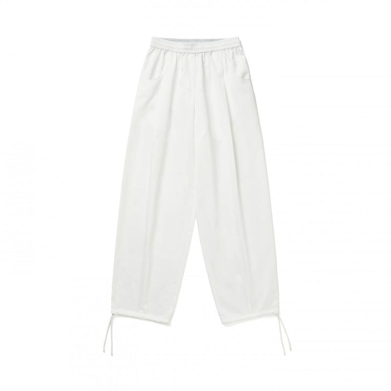 GLOSS WHITE TRAINIG PANTS