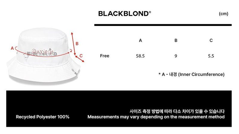 BBD Anxiety Patch Bucket Hat (White)