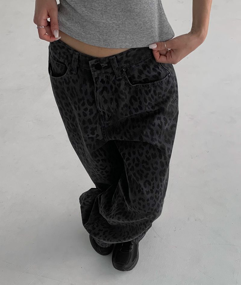 [VIVITIKO] Chets reopard cotton pants