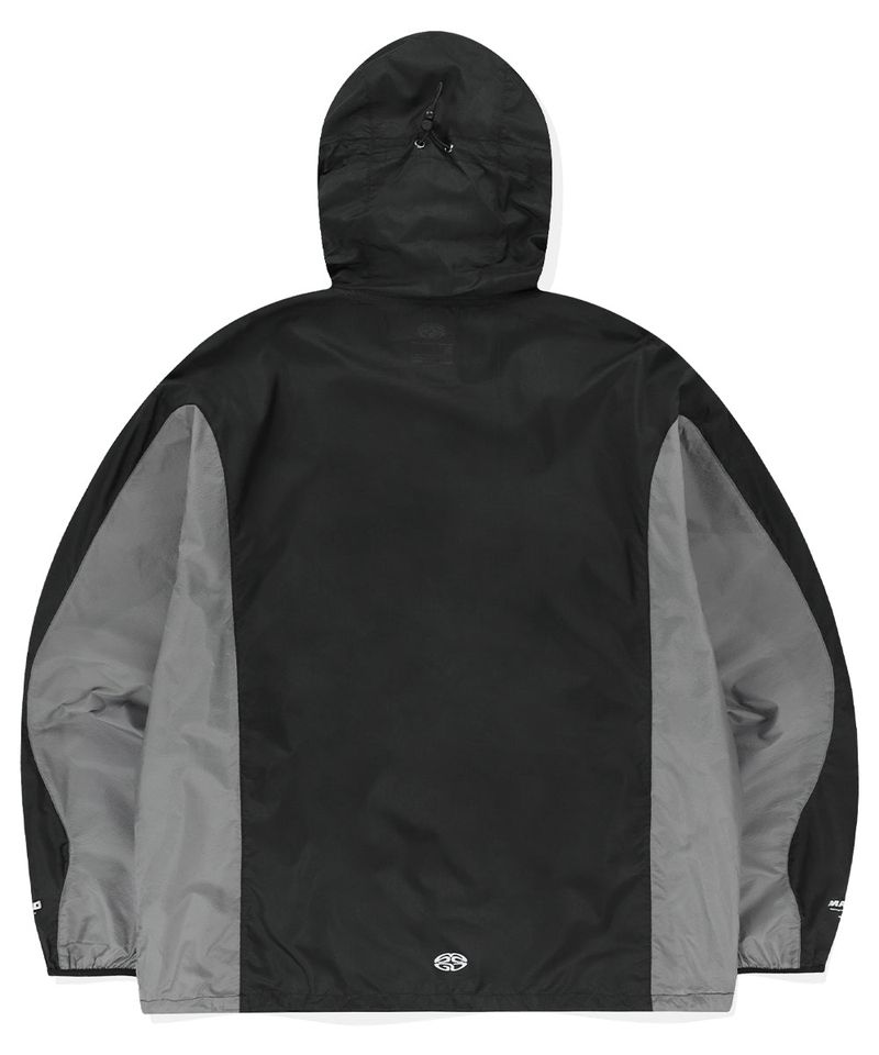 WAVE M LOGO HOODED WINDBREAKER