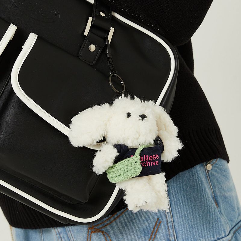 Maltese archive doll keyring