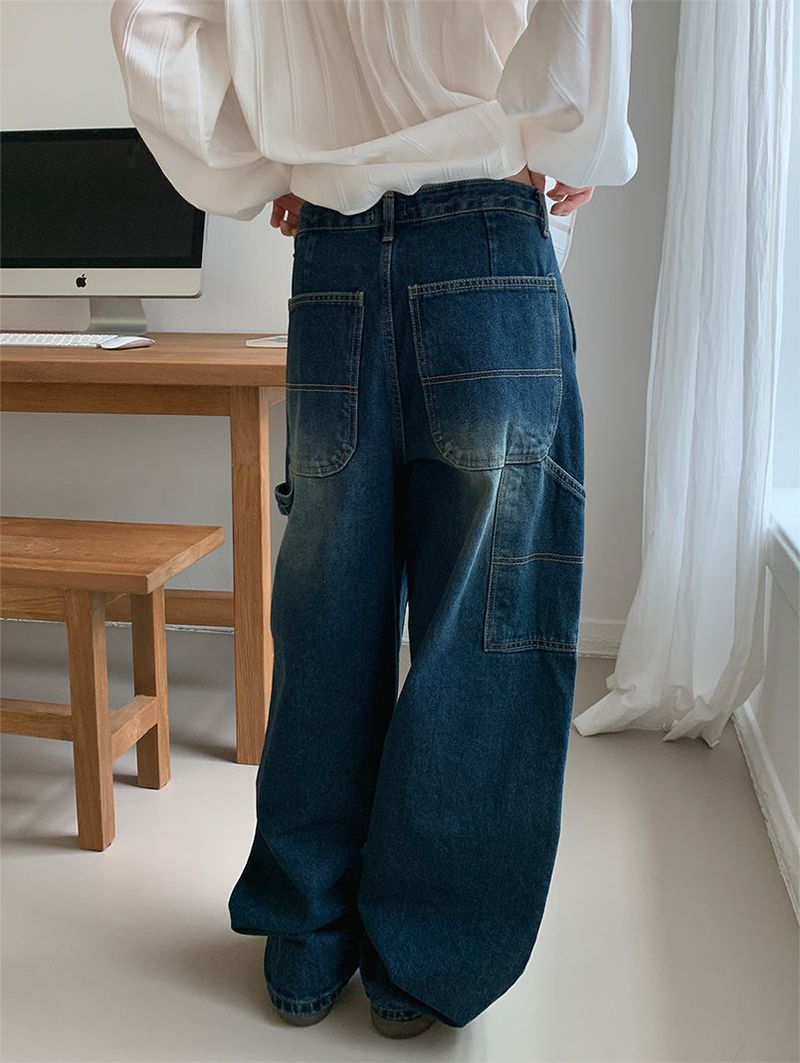 DOUBLE KNEE CARPENTER JEANS (2C)