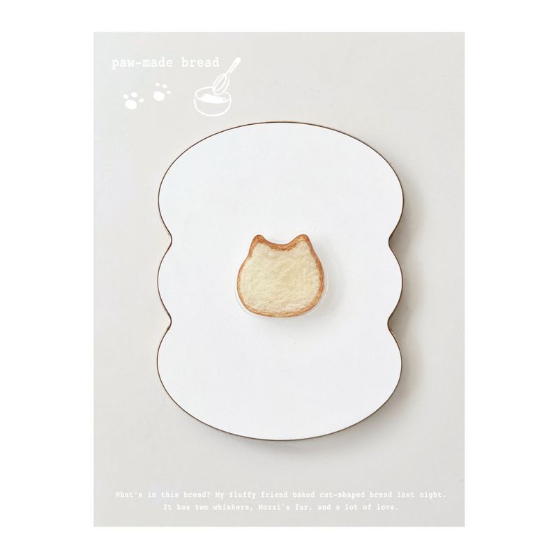 [phone grip]  paw-made bread