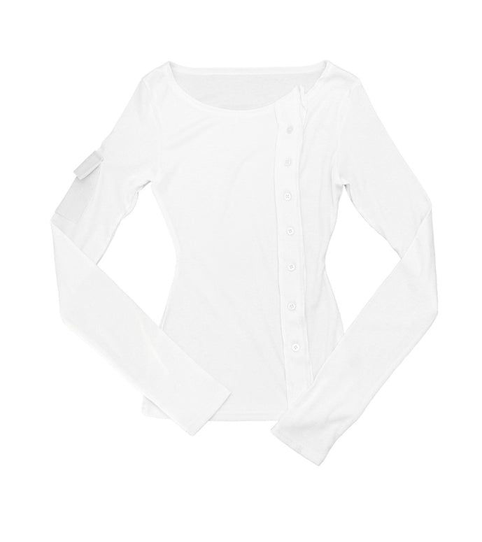 Structured Pocket Cardigan Top
