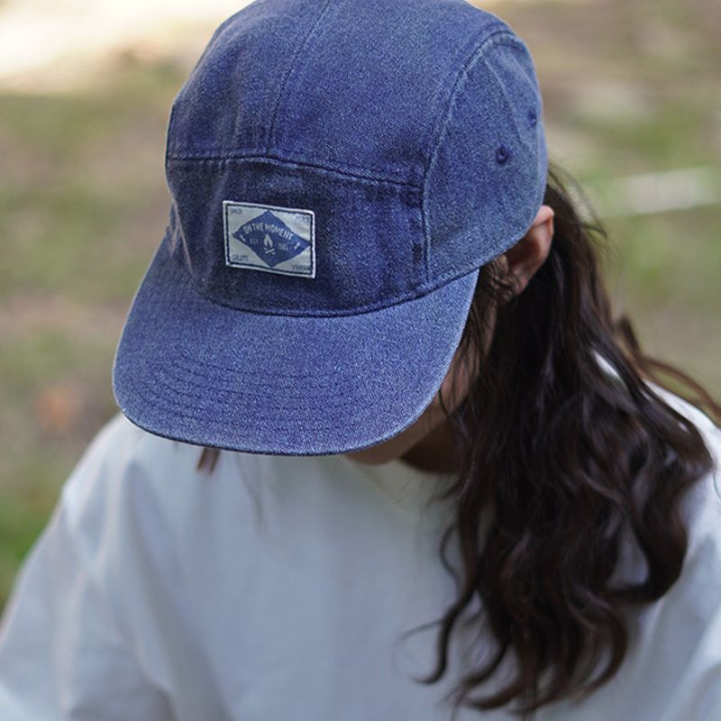 LOOKING4U(ルッキングフォーユー)の「On the Moment Outdoor Washing Denim Camp Cap C3 NAVY(帽子)」