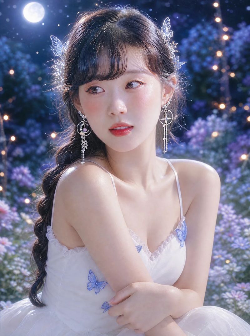 [Aespa Winter Earring] Elf of The Night Forest Earring