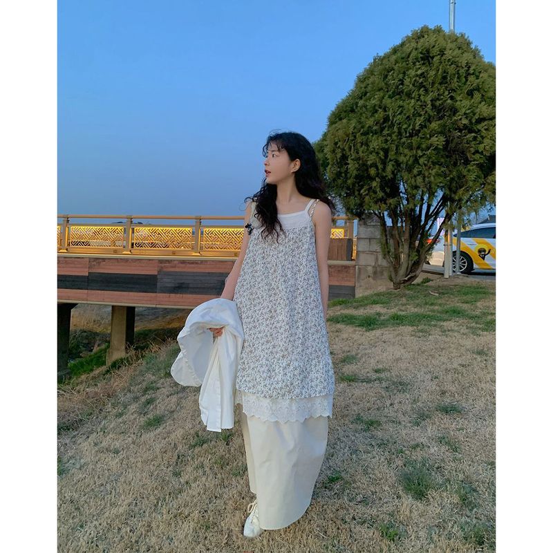 relief flower dress