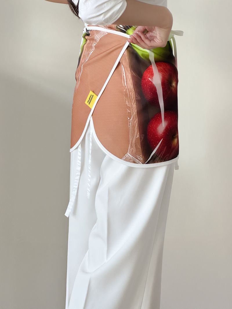 Fresh apple, apron