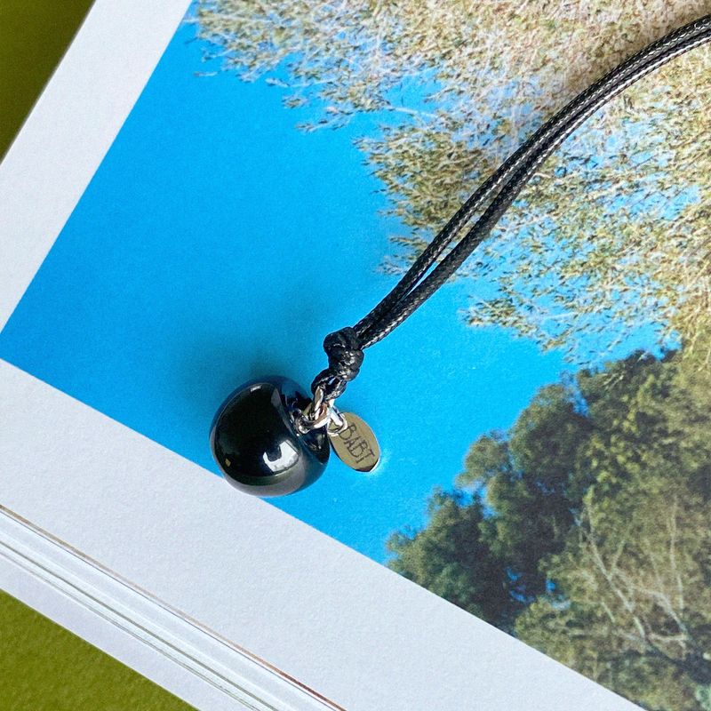 blackberry apple necklace
