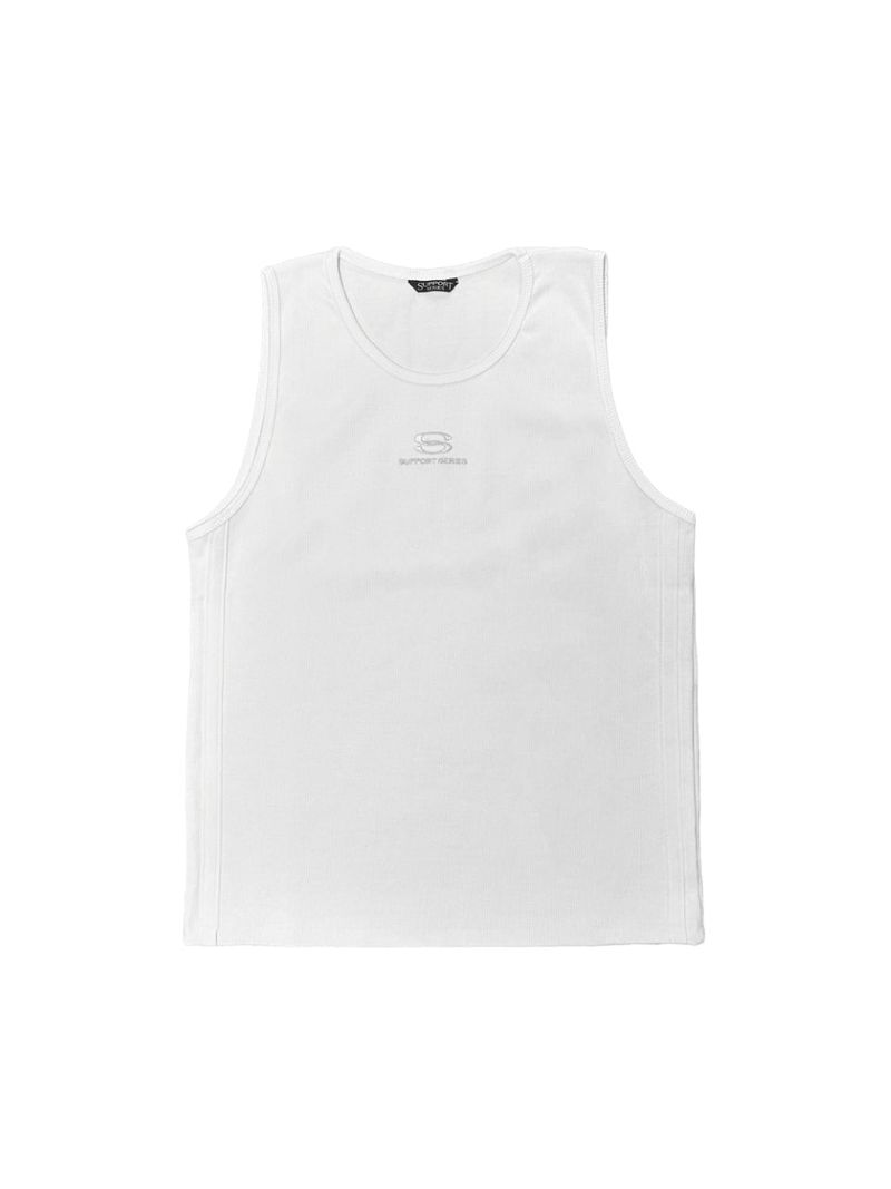 TOM'S BIRTHDAY（トムズバースデー）の「SUPPORTSERIES TRACK TANK TOP WHITE（Tops）」