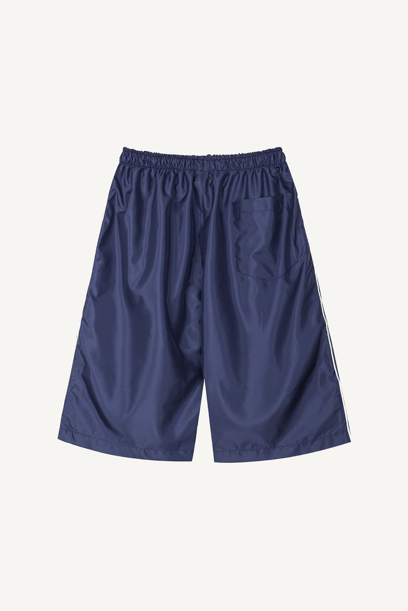 Nylon Track Bermuda Pants