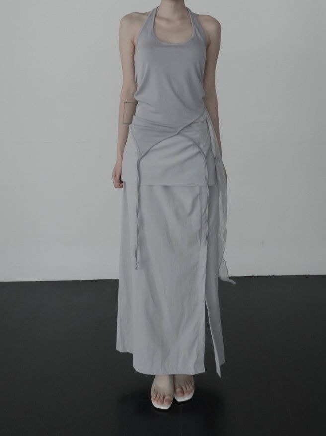 E-Sen Layered Wrap Skirt