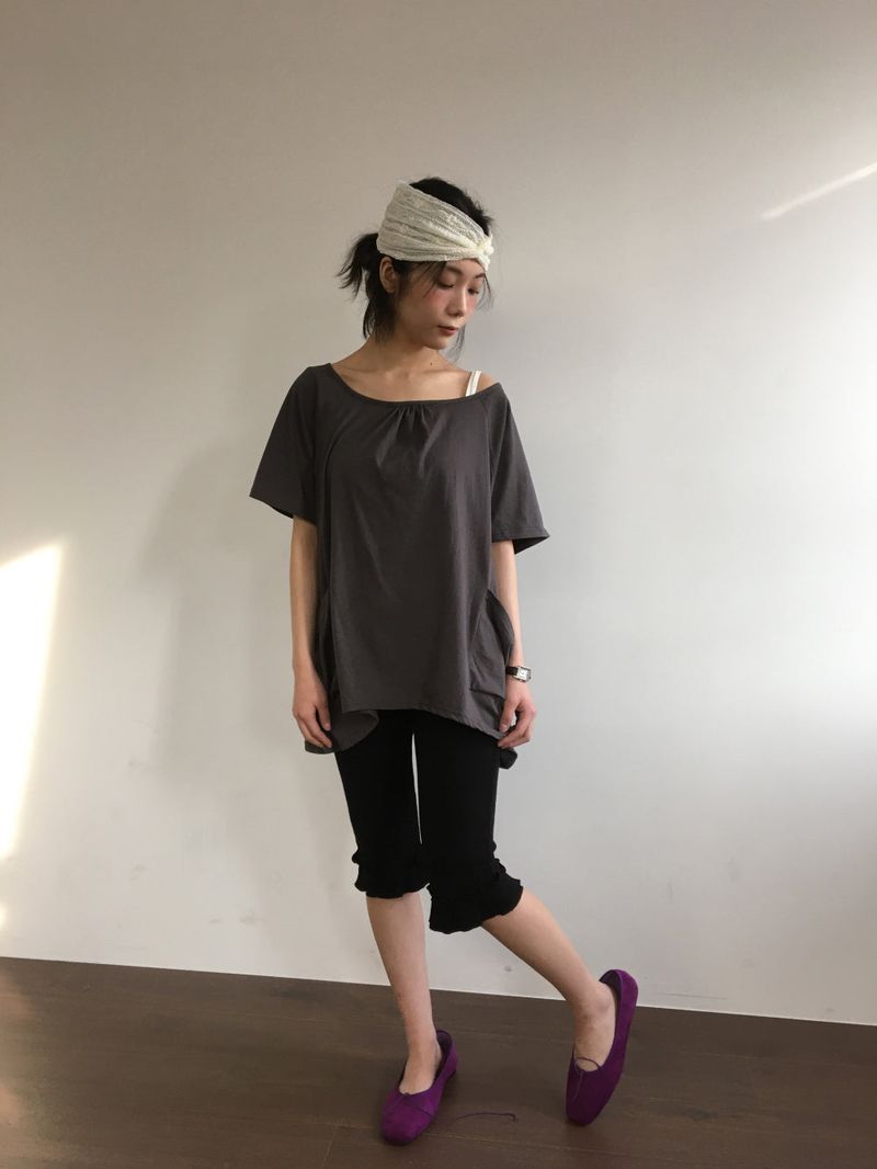 Segno frill capri pants (2color)